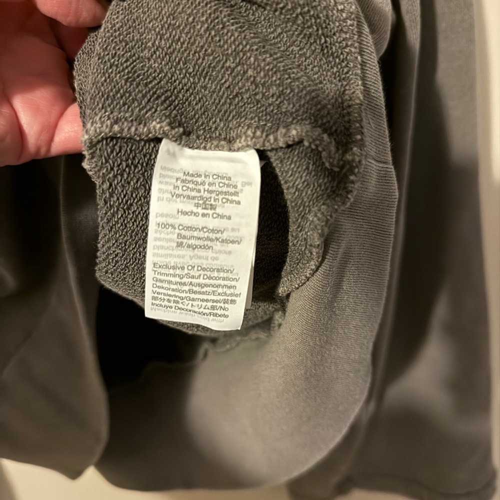 Madewell Slate Gray Sweatshirt - Picture 4 of 6